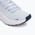 Trainingsschuhe Damen Nike Free Metcon 6 grey / armory navy / hot fuchsia 7