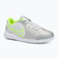 Nike Tiempo Legend 10 Academy IC metallisch silber/schwarz/volt Kinder Fußballschuhe