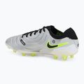Nike Legend 10 Pro Ag-Pro Herren Fußballschuhe Metallic Silber/Volt/Schwarz 3