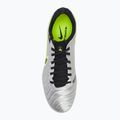 Nike Legend 10 Pro Ag-Pro Herren Fußballschuhe Metallic Silber/Volt/Schwarz 5