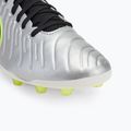 Nike Legend 10 Pro Ag-Pro Herren Fußballschuhe Metallic Silber/Volt/Schwarz 7