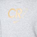 Nike CR7 Club Fleece Sweatshirt für Kinder, helles Rauchgrau/Leder/Metallic Gold 3