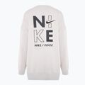 Sweatshirt Hoodie Damen Nike Sportswear Oversized Crew-Neck light iron ore 2
