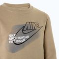 Sweatshirt Hoodie Kinder Nike Sportswear Standard Issue Crew-Neck khaki 3