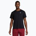 Herren Nike Court Dri-Fit Advantage Tennisshirt schwarz/weiß