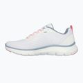 Schuhe Damen SKECHERS Flex Appeal 5.0 New Path white/pink/blue 10