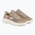 SKECHERS Slip-ins Damen Go Walk Flex Grand Entry taupe/weiß Schuhe 4
