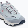 Schuhe Damen SKECHERS D'Lites Bold Views light blue/multi 7