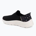 Schuhe Damen SKECHERS Go Walk Flex Sunset Rose black 3