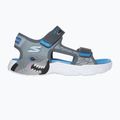 SKECHERS S-Lights Creature Splash anthrazit/blau Kindersandalen