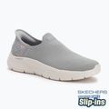 Schuhe Damen SKECHERS Go Walk Flex Sunset Rose gray/lavender