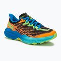 Herren Laufschuhe HOKA Speedgoat 5 solar flare/diva blau