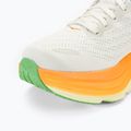 HOKA Herren Laufschuhe Bondi 8 blanc de blanc/solar 7