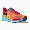 Herren Laufschuhe HOKA Clifton 9 Wide cerise/cloudless