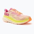 HOKA Clifton 9 fuchsia/vanilla Kinder Laufschuhe