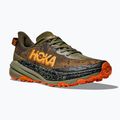 HOKA Speedgoat 6 Wide antik oliv/kürbis Herren Laufschuhe 8