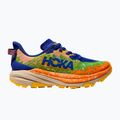 HOKA Speedgoat 6 ultramarine/electric lime Kinder Laufschuhe 8