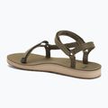 Teva Original Universal Slim Lea Damen Sandalen oliv gebrannt 3