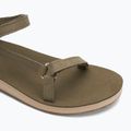Teva Original Universal Slim Lea Damen Sandalen oliv gebrannt 7