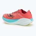 Laufschuhe Herren Damen HOKA Mach X 2 grapefruit/electric coral 3