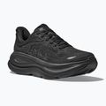 Damen Laufschuhe HOKA Bondi 9 Wide schwarz/schwarz
