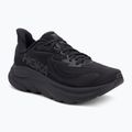 Herren Laufschuhe HOKA Clifton 10 Wide schwarz/schwarz