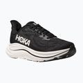 Damen Laufschuhe HOKA Clifton 10 Wide schwarz/weiss