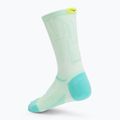 Socken HOKA Clifton Crew Run mint fluornite 2
