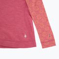 Thermoaktiver Sweatshirt Hoodie Damen Smartwool Classic Thermal Merino Base Layer 1/4 Zip Boxed garden pink digi snow 5