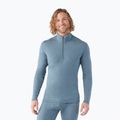 Thermoaktiver Sweatshirt Hoodie Herren Smartwool Classic Thermal Merino Base Layer 1/4 Zip Boxed pewter blue h