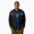 Herren The North Face Reaxion Fleece Sweatshirt schwarz/ asphaltgrau 4