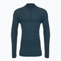 Thermoaktiver Sweatshirt Hoodie Herren Smartwool Intraknit Thermal Merino Base Layer 1/4 Zip twilight blue 3