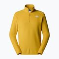 Herren The North Face 100 Glacier 1/4 Zip Kurkuma Sweatshirt 4