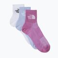 The North Face Multi Sport Cush Quarter Socke 3 Paare tnf weiß / lila