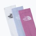 Socken The North Face Multi Sport Cush Crew Sock 3 Paar tnf white/purple 2