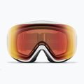 Smith Moment white vapor/chromapop pro photochromic red mirror ski goggles 2