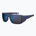 Herren Under Armour Attack MD S3 blau metallisiert/blaue mehrschichtige oleophobe Sonnenbrille 2