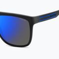 Polaroid PLD 2162/S mattschwarz blau/blau verspiegelt polarisierte Herren-Sonnenbrille 5