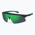Polaroid PLD 7056/CI/S Polarisierte Sonnenbrille für Herren, mattschwarz, grün/graugrün, Spiegel 2