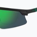 Polaroid PLD 7056/CI/S Polarisierte Sonnenbrille für Herren, mattschwarz, grün/graugrün, Spiegel 5
