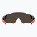 Under Armour Levelup Jr S3 metallisierte grau/goldene Spiegel-Sonnenbrille für Kinder 4