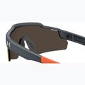 Under Armour Levelup Jr S3 metallisierte grau/goldene Spiegel-Sonnenbrille für Kinder 6