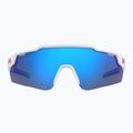 Under Armour Levelup Jr S3 matt weiß blau/blau Multilayer-Sonnenbrille für Kinder 3