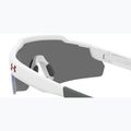 Under Armour Levelup Jr S3 matt weiß blau/blau Multilayer-Sonnenbrille für Kinder 6