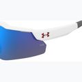 Under Armour Levelup Jr S3 matt weiß blau/blau Multilayer-Sonnenbrille für Kinder 7