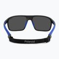 Polaroid PLD 7058/S mattschwarz blau/blauer Spiegel polarisiert hc Herren-Sonnenbrille 5