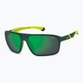 Polaroid PLD 7058/S Herren-Sonnenbrille, mattgrün/grüner Spiegel, polarisiert, hoher Kontrast 2