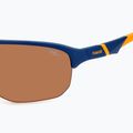 Polaroid PLD 7059/S Herren Sonnenbrille matt blau orange/braun polarisiert mit hohem Kontrast 6
