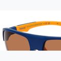 Polaroid PLD 7059/S Herren Sonnenbrille matt blau orange/braun polarisiert mit hohem Kontrast 7
