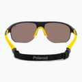 Polaroid PLD 7059/S Herren Sonnenbrille mattschwarz gelb/gold polarisiert mit hohem Kontrast 4